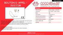 BOUTON D’APPEL 2610 E1M - 1