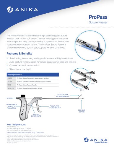 ProPass Suture Passer
