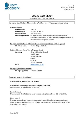 Safety Data Sheet