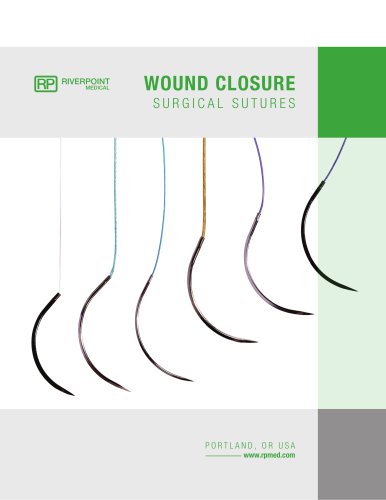 WOUND CLOSURE SURGICAL SUTURES