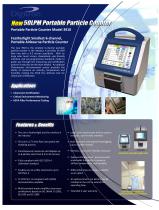 New 50LPM Portable Particle Counter