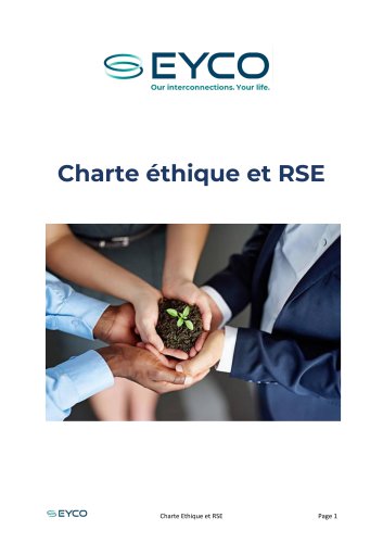 Charte éthique et RSE