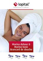 Marina deluxe & Marina basic Brancard de douche - 1