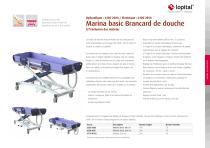 Marina deluxe & Marina basic Brancard de douche - 5