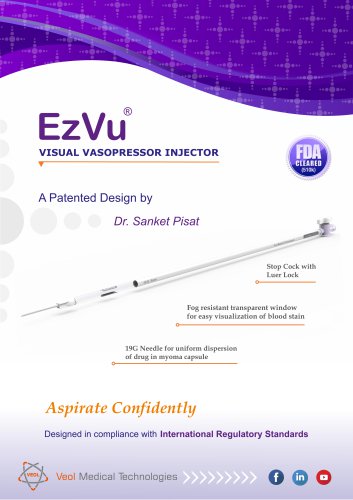 EzVu Visual Vasopresor Injector