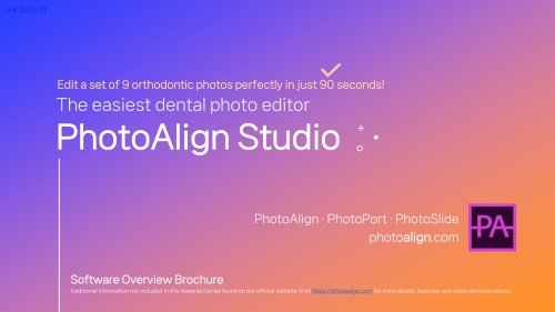 PhotoAlign Software Overview Brochure