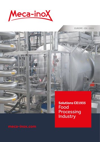 Solutions CE1935 Food Processing Industry