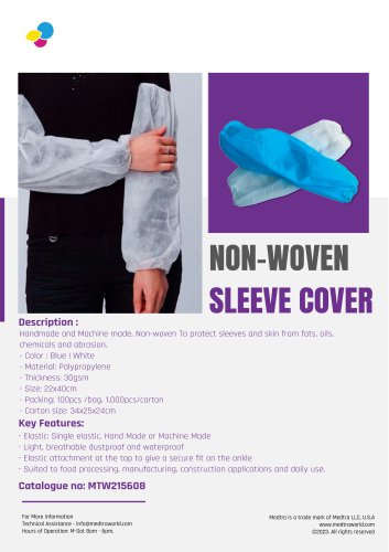 NON-WOVEN SLEEVE COVER