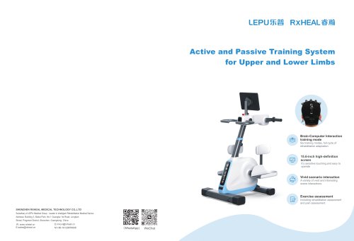 RXHEAL  Active and Passive Training Systemfor Upper and Lower Limbs