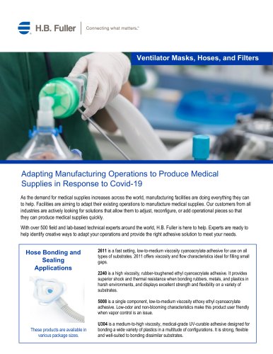 Ventilator Masks, Hoses, and Filters