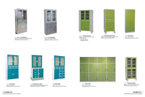 Colour drug cabinet