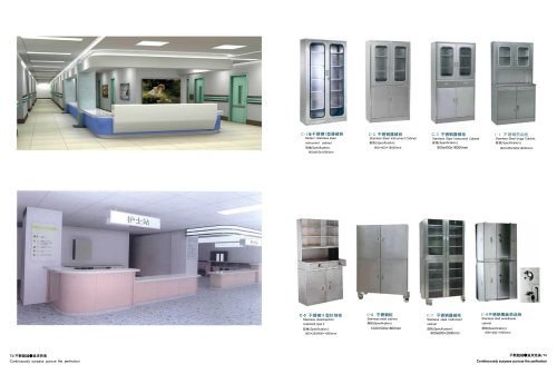 Model I Stainless steel instrument cabinet