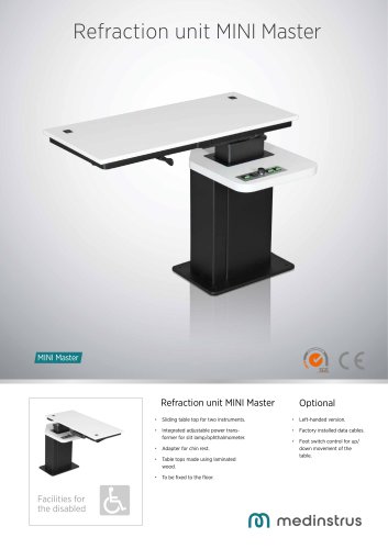 Refraction unit MINI MASTER