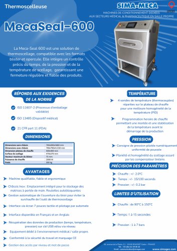 FICHE TECHNIQUE MECA-SEAL 600