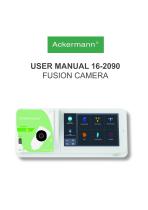 USER MANUAL 16-2090 FUSION CAMERA