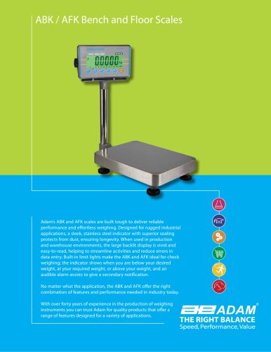 ABK / AFK Bench and Floor Scales