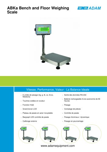 ABKa Bench and Floor Weighing Scale