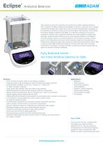 Eclipse® Analytical Balances