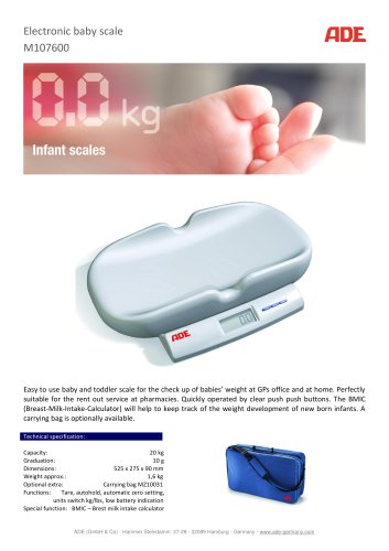 Electronic Baby & Toddler Scale M107600