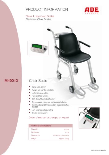 Electronic chair scale M40013