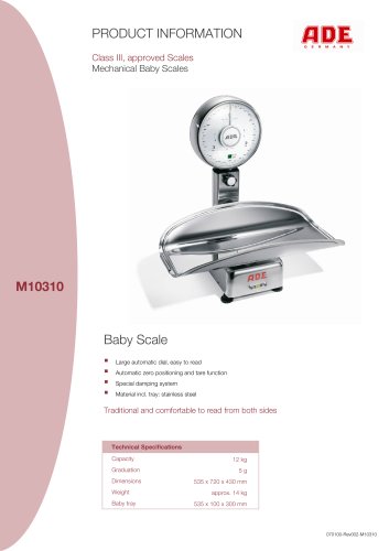 Mechanical baby scales M103300