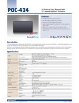 POC-424 (12th Generation Intel® Processor) - Datasheet