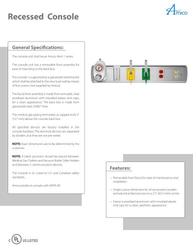 Recessed Console