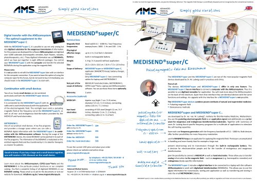 MEDISEND super und super c