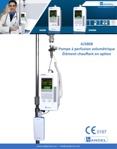 AJ5808 Pompe à perfusion volumétrique Élément chauffant en option