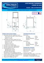 Fiche technique CLINOX 3A AUTO