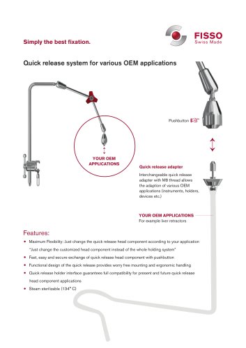 FISSO Quick Release for OEM