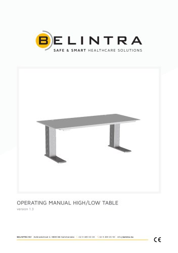 Height adjustable table