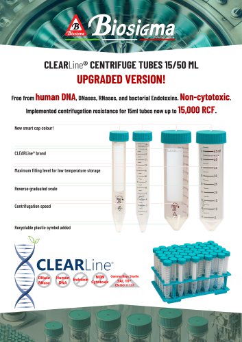 CLEARLine® Centrifuge Tubes