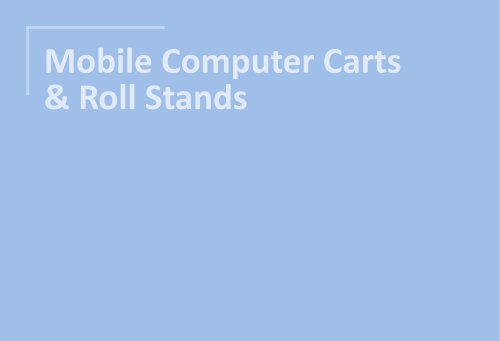 Mobile Computer Carts & Roll Stands 2025