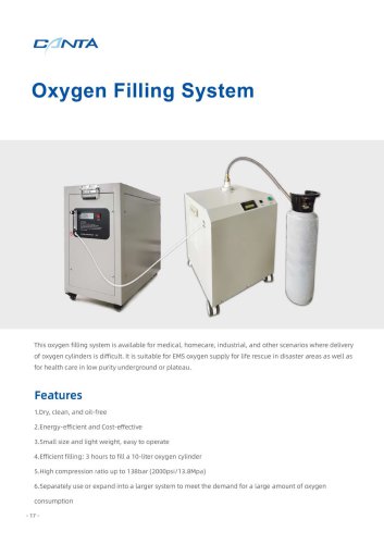 Oxygen Filling System