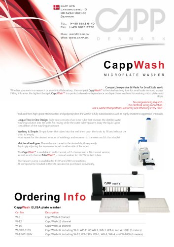 CappWash Microplate Washer