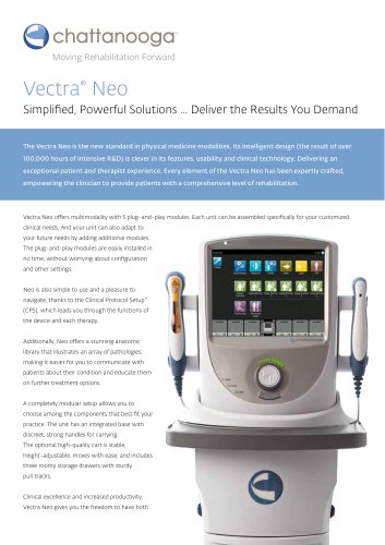 Vectra®  Neo Simplified, Powerful Solutions ... Deliver the Results You Demand