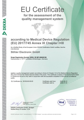 EU Certificate