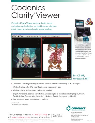 Codonics Clarity Viewer