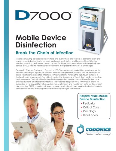 D7000 Mobile Device Disinfection