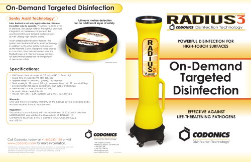 Radius3 Disinfection Technology