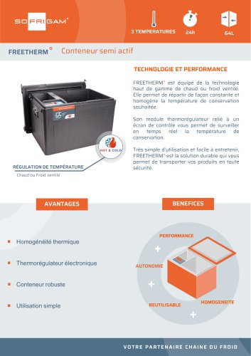 Bac réfrigérant Freetherm