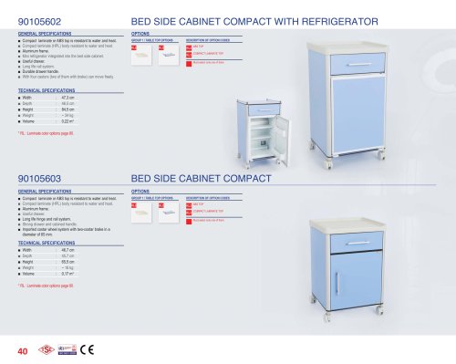 90105602, 90105603 BEDSIDE CABINET