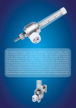 Débitmètres à section variable pour l’oxygène et l’air médical - 15 lt - Données Techniques - 2