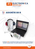 AUDIOMÈTRE 800 M en Conduction Aérienne