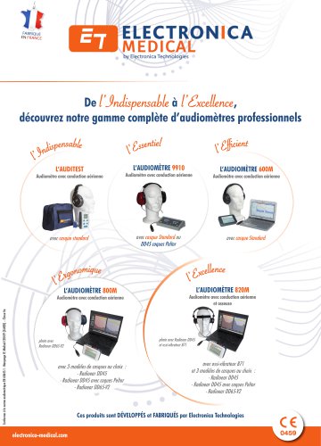 Audiomètres de dépistage