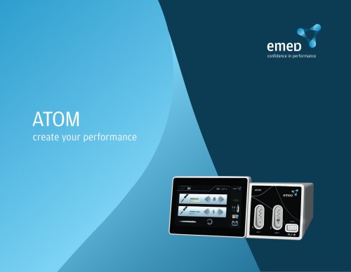 ATOM electrosurgical unit - catalogue