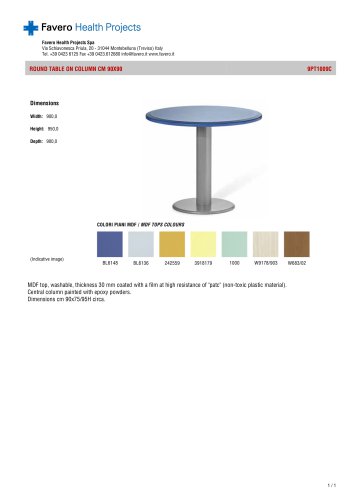 Tables:9PT1009C