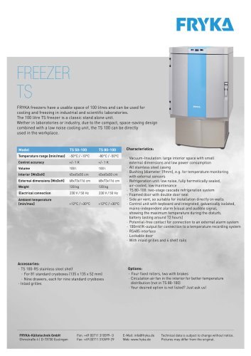 TS freezer