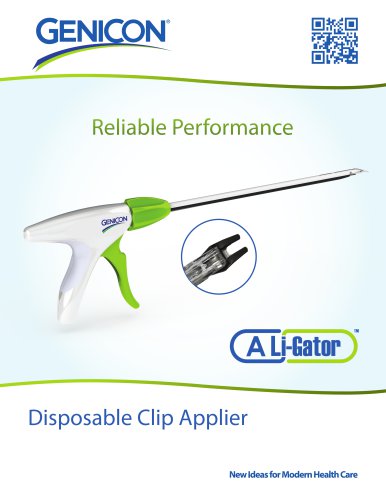 A LI-GATOR DISPOSABLE CLIP APPLIER